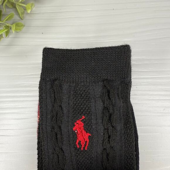 Polo Ralph Lauren Girl's Socks Polo Bear Set of 3 pairs 10-13 shoes / 4-6x socks - Picture 5 of 7